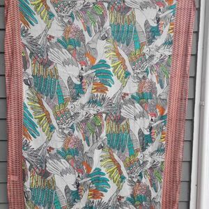 Target Parrot Print Polyester Large Scarf